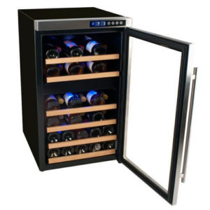 EdgeStar Wine Refrigerator Door Open